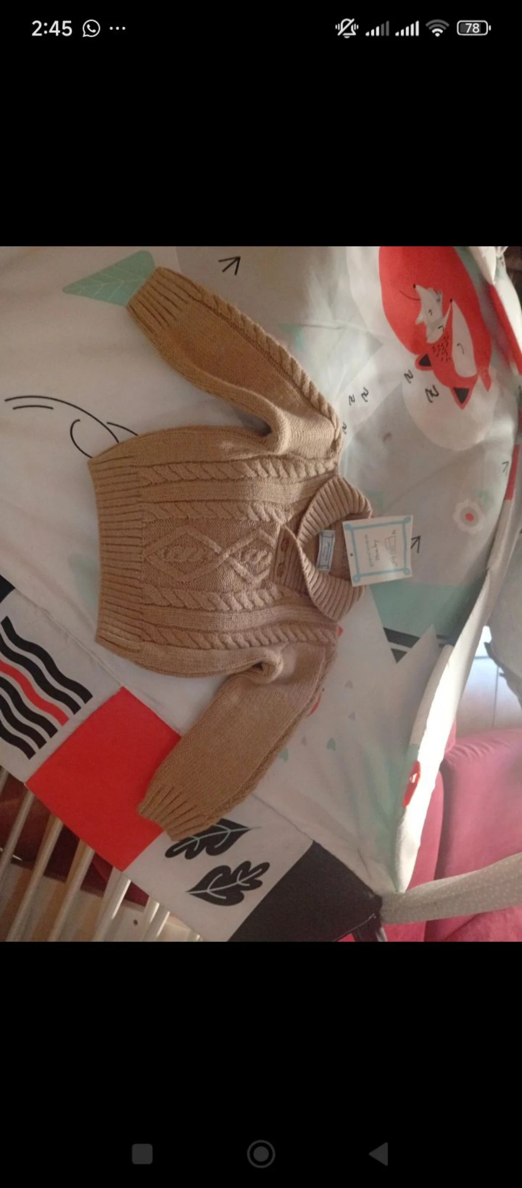 Precious baby sweater new with tags – photo 3